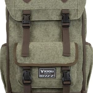 BONDKA Canvas Laptop Backpack, Business Travel for Men Women, Ideal for College.